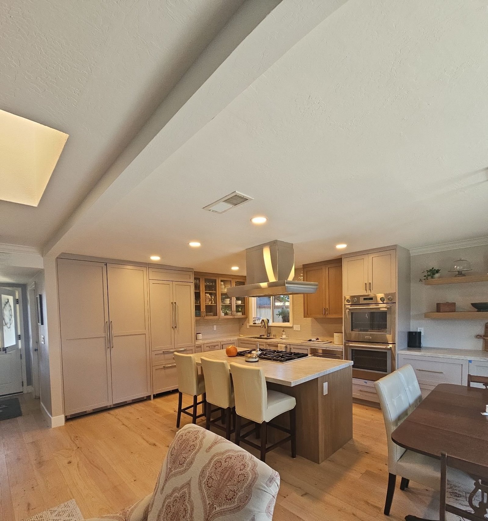 Paneled refrigerator